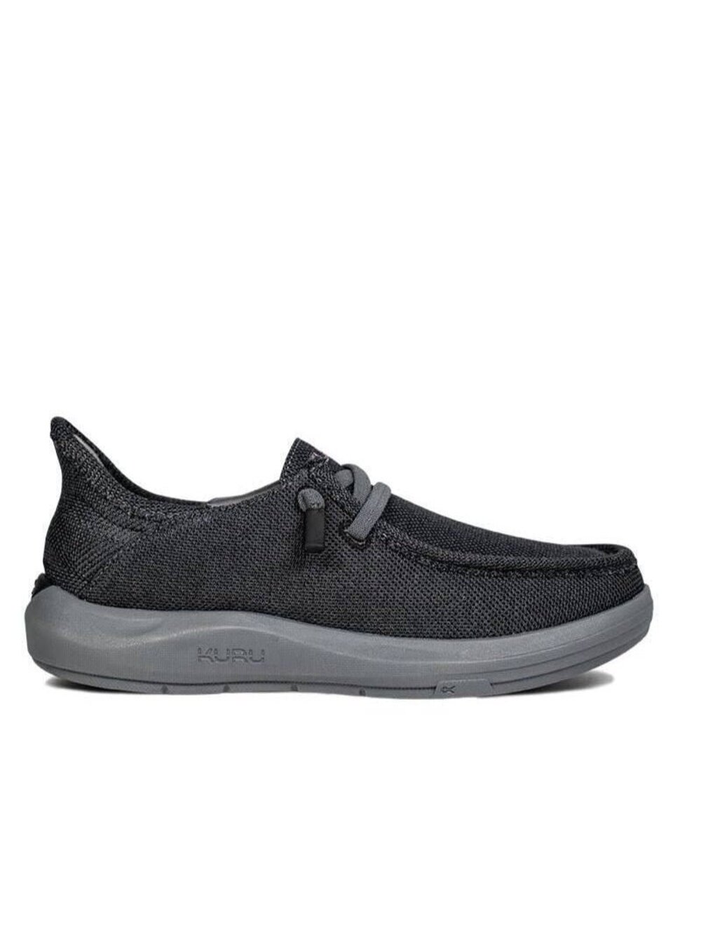 KURU Footwear Women's DRAFT Rento JetBlack-Merlot Slipper Sizes 6W-10.5W